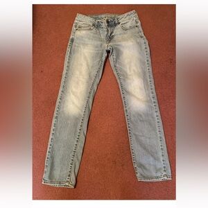 American Eagle Womens Size 6 Skinny Denim Blue Jeans